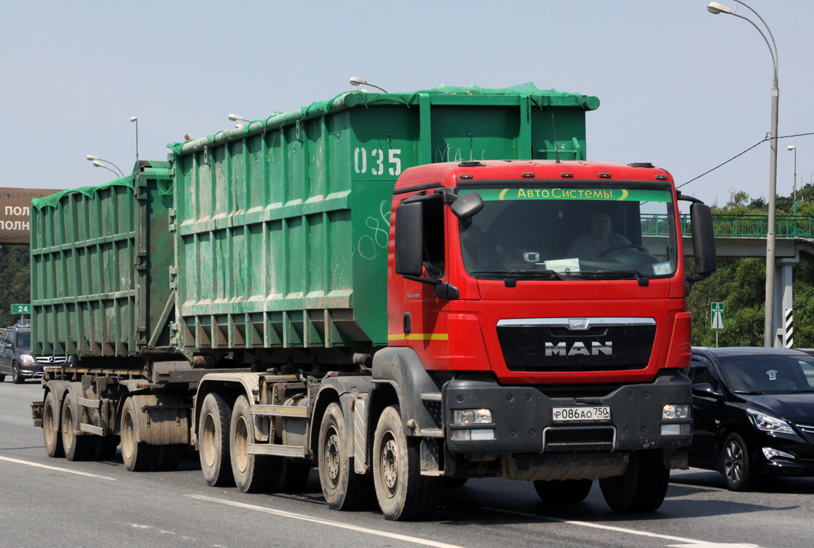 Московская область, № Р 086 АО 750 — MAN TGS ('2007) 41.480