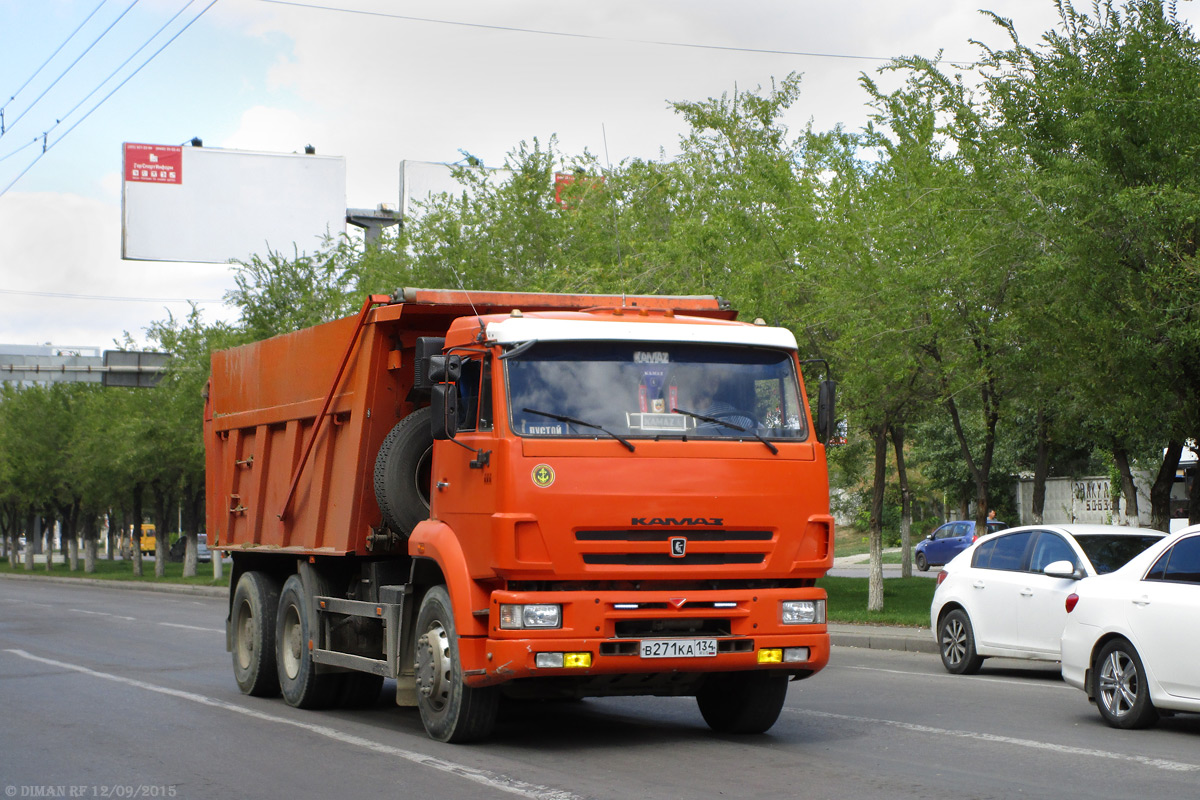 Волгоградская область, № В 271 КА 134 — КамАЗ-6520 [652000]