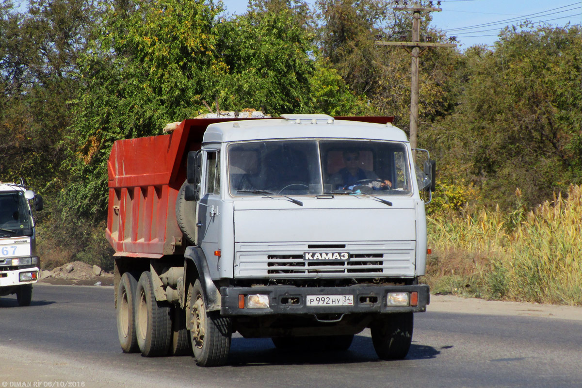 Волгоградская область, № Р 992 НУ 34 — КамАЗ-55111-02 [55111C]