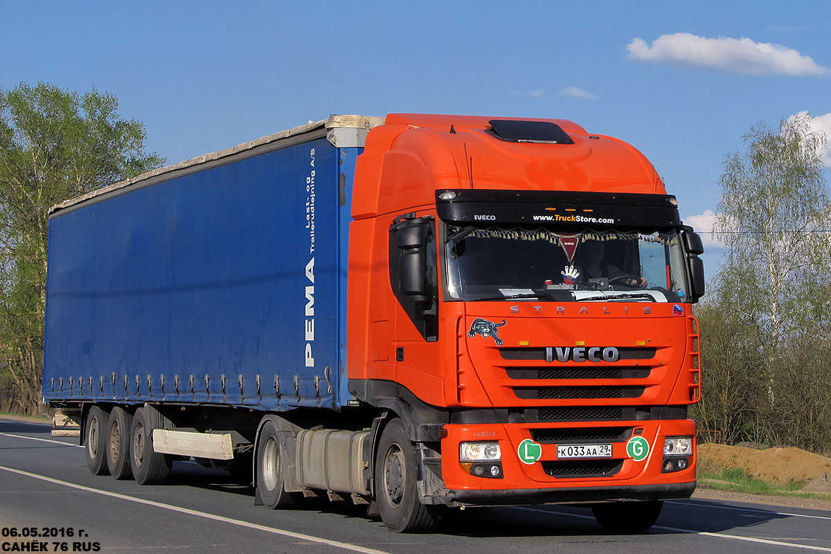 Архангельская область, № К 033 АА 29 — IVECO Stralis ('2007) 420