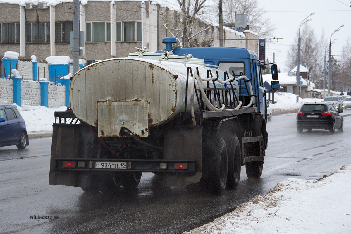 Удмуртия, № Т 934 ТН 18 — КамАЗ-53215-15 [53215R]