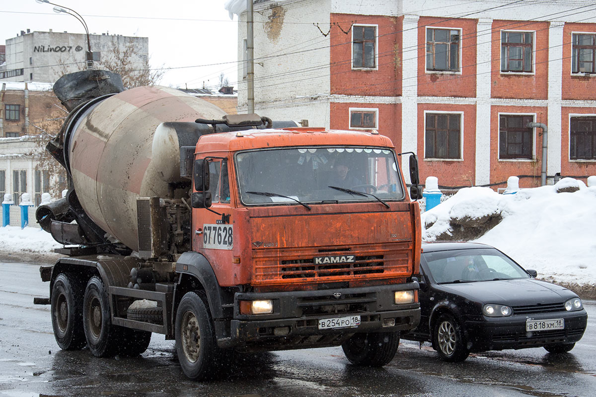 Удмуртия, № В 254 РО 18 — КамАЗ-6520 [652000]