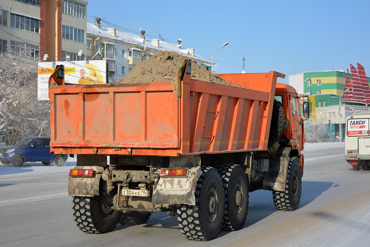 Саха (Якутия), № Т 304 КЕ 14 — КамАЗ-65222 [652220]