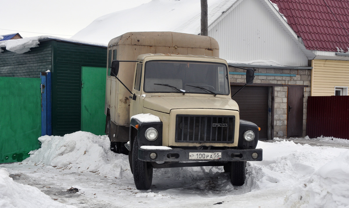 Омская область, № Р 100 РА 55 — ГАЗ-52-01