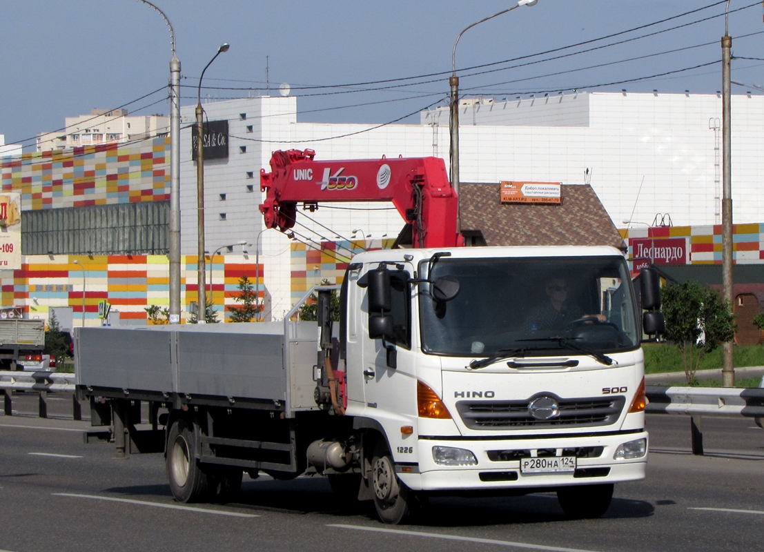 Красноярский край, № Р 280 НА 124 — Hino 500