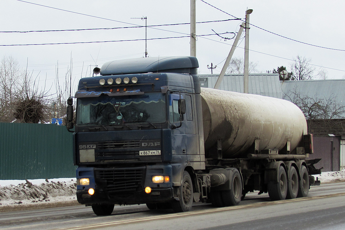 Ярославская область, № К 867 ХМ 76 — DAF 95XF FT