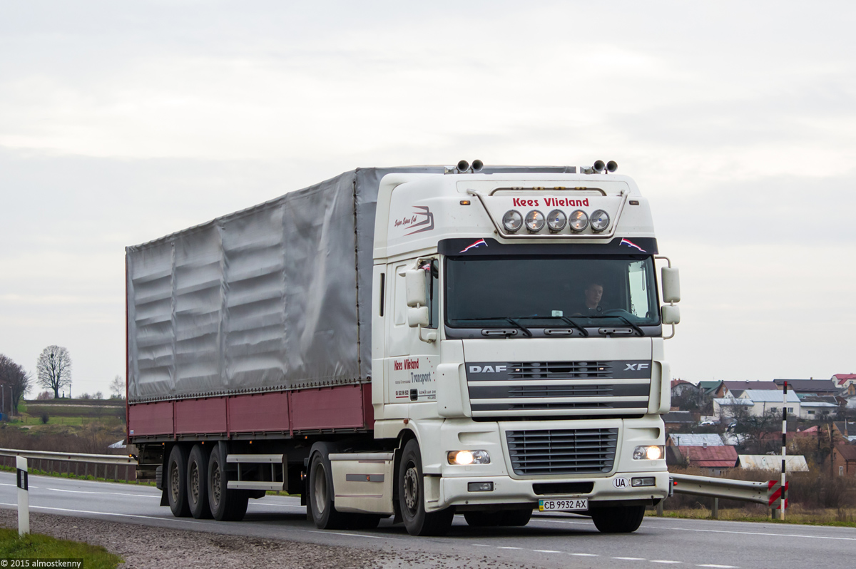 Черниговская область, № СВ 9932 АХ — DAF XF95 FT