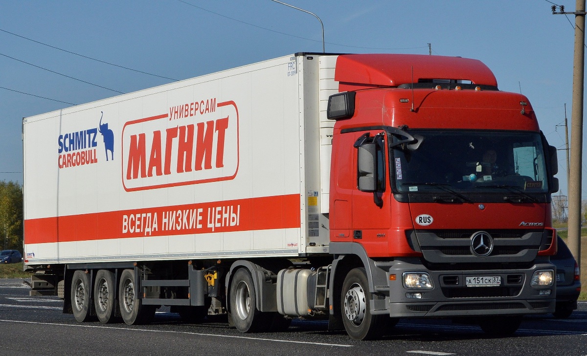 Новгородская область, № А 151 СК 37 — Mercedes-Benz Actros ('2009) 1841