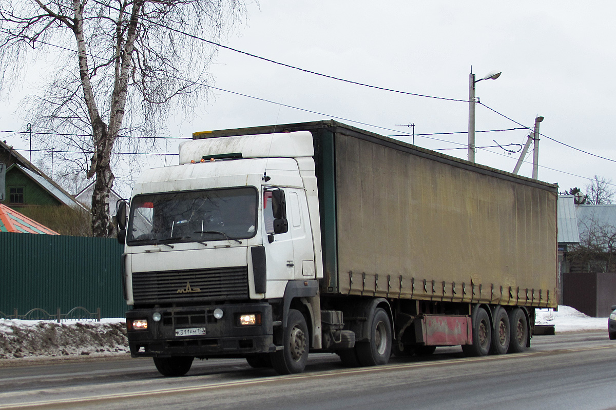 Нижегородская область, № К 311 РМ 152 — МАЗ-5440 (общая модель)