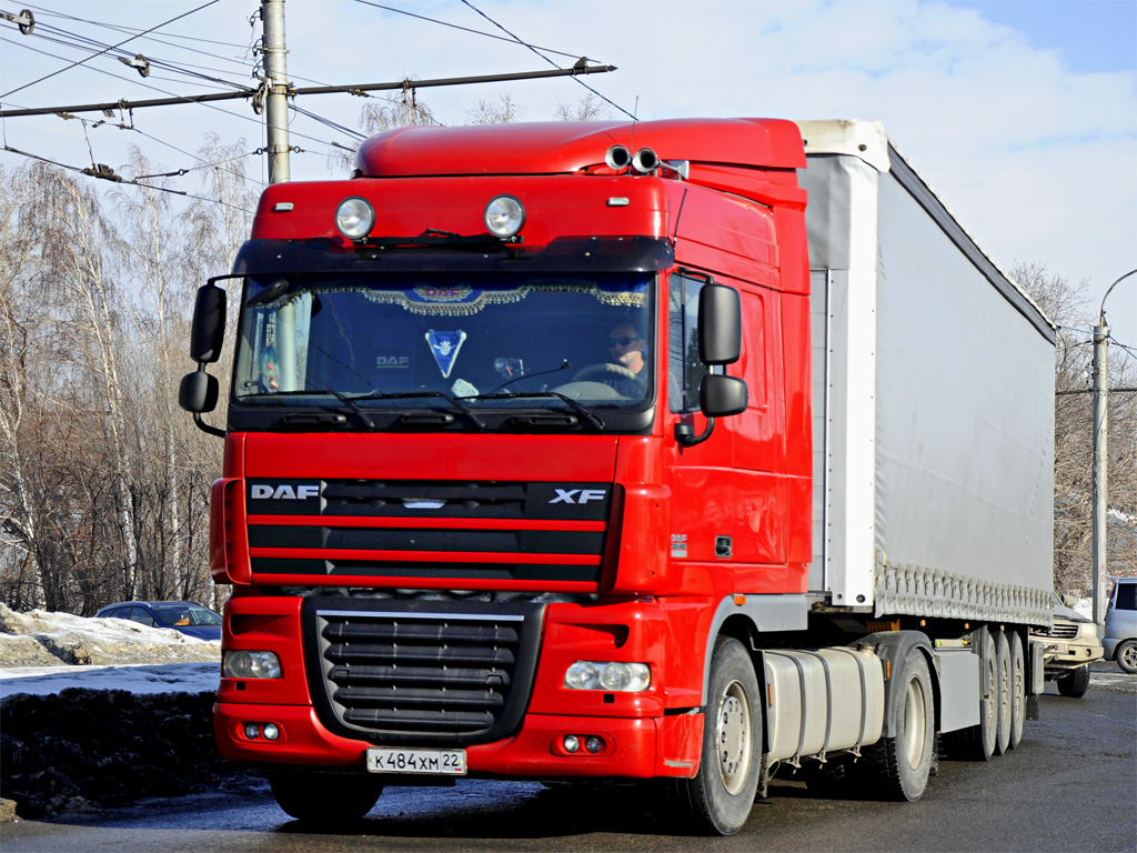 Алтайский край, № К 484 ХМ 22 — DAF XF105 FT