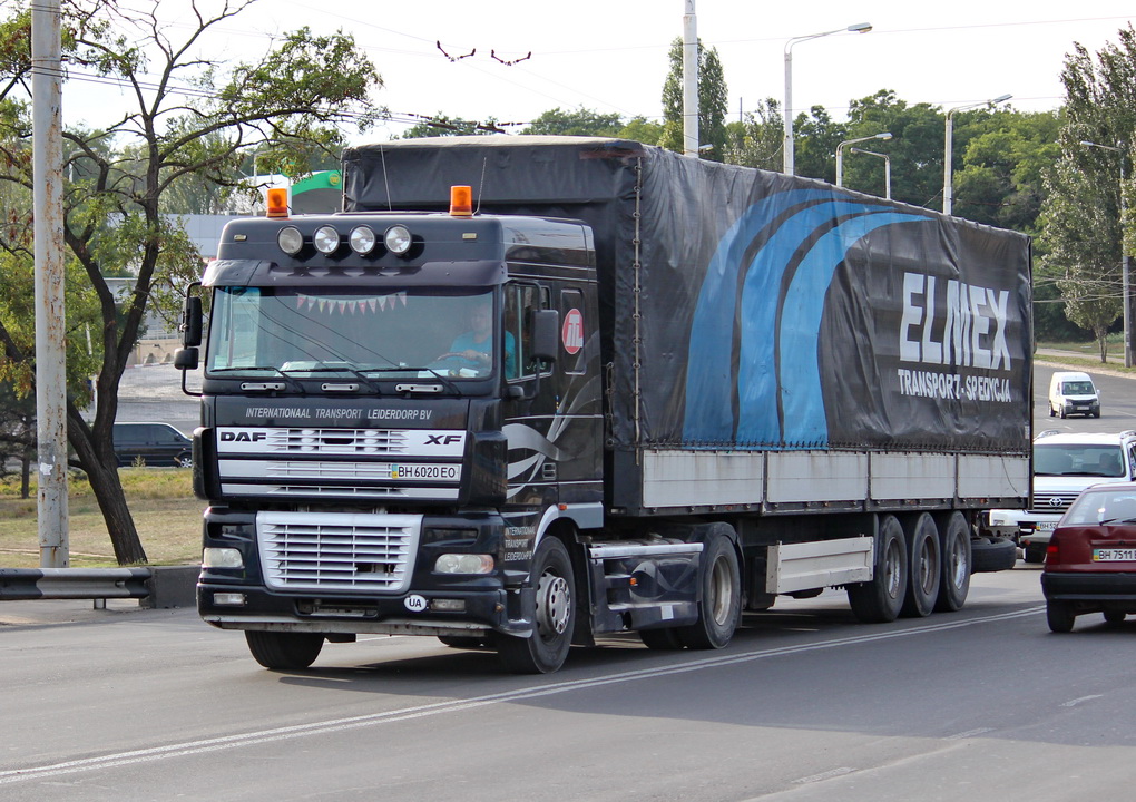 Одесская область, № ВН 6020 ЕО — DAF XF95 FT