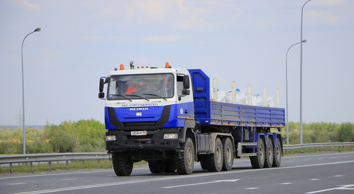 Ханты-Мансийский автоном.округ, № У 858 ВМ 186 — МАЗ-MAN-6465