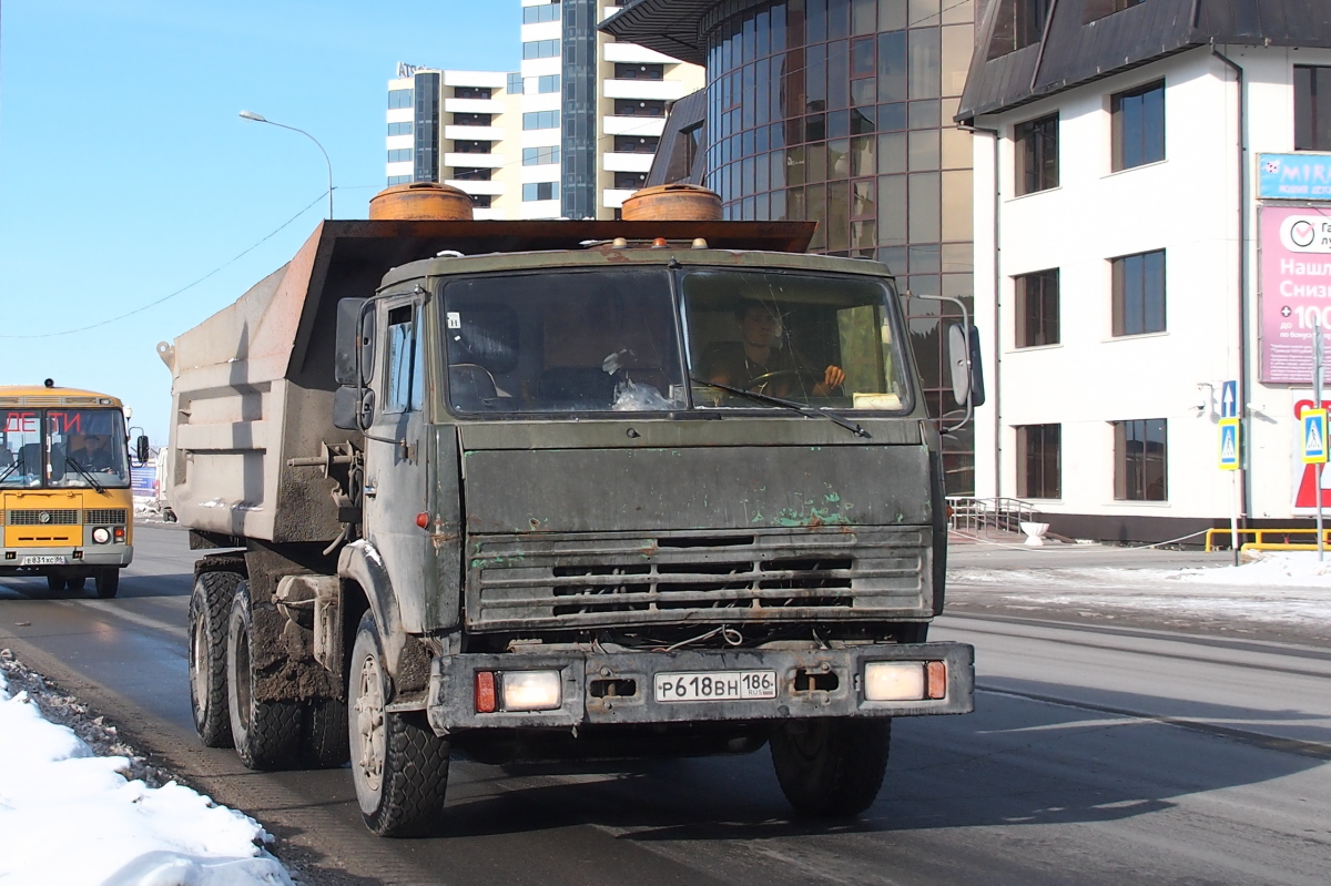 Ханты-Мансийский автоном.округ, № Р 618 ВН 186 — КамАЗ-55111 [551110]