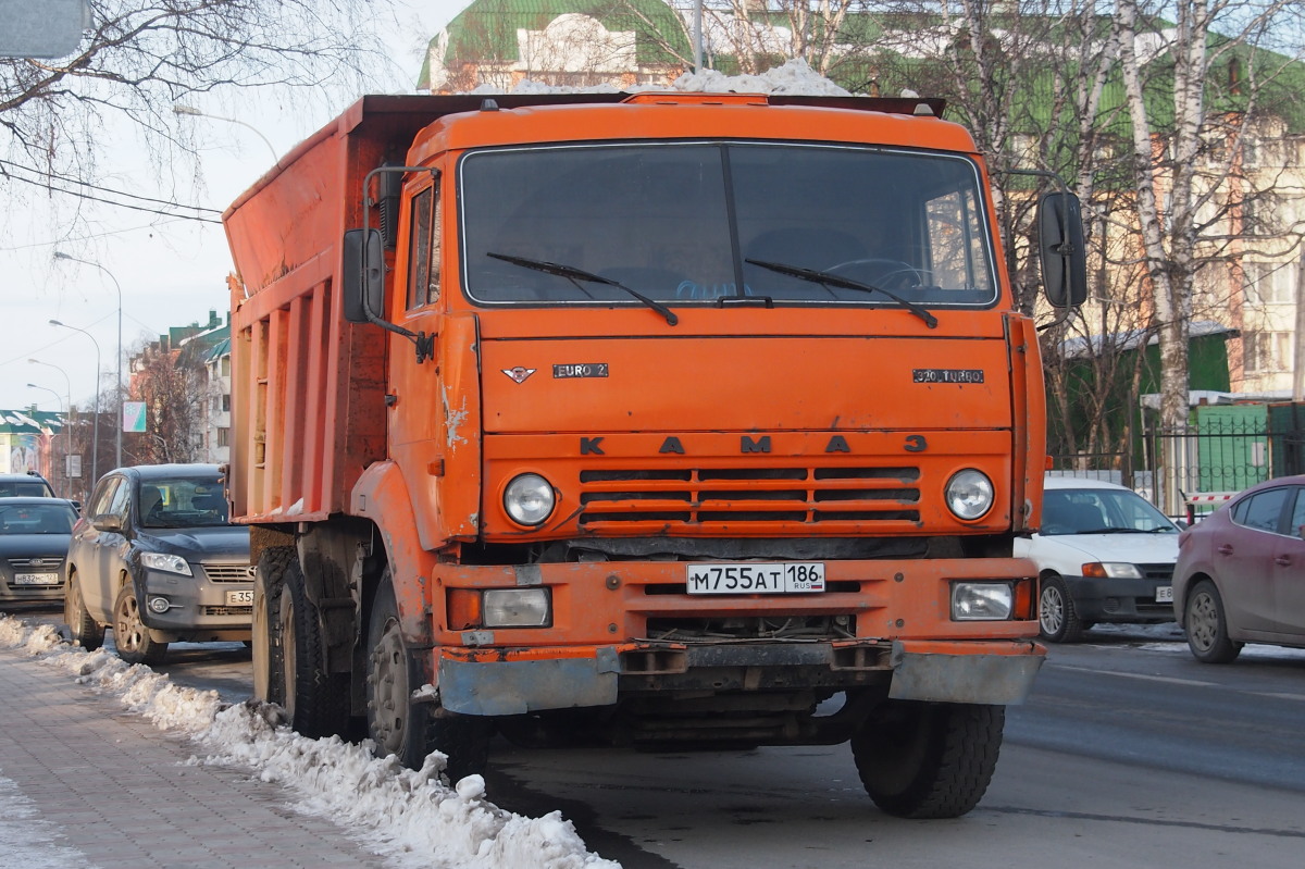 Ханты-Мансийский автоном.округ, № М 755 АТ 186 — КамАЗ-6520 [652000]