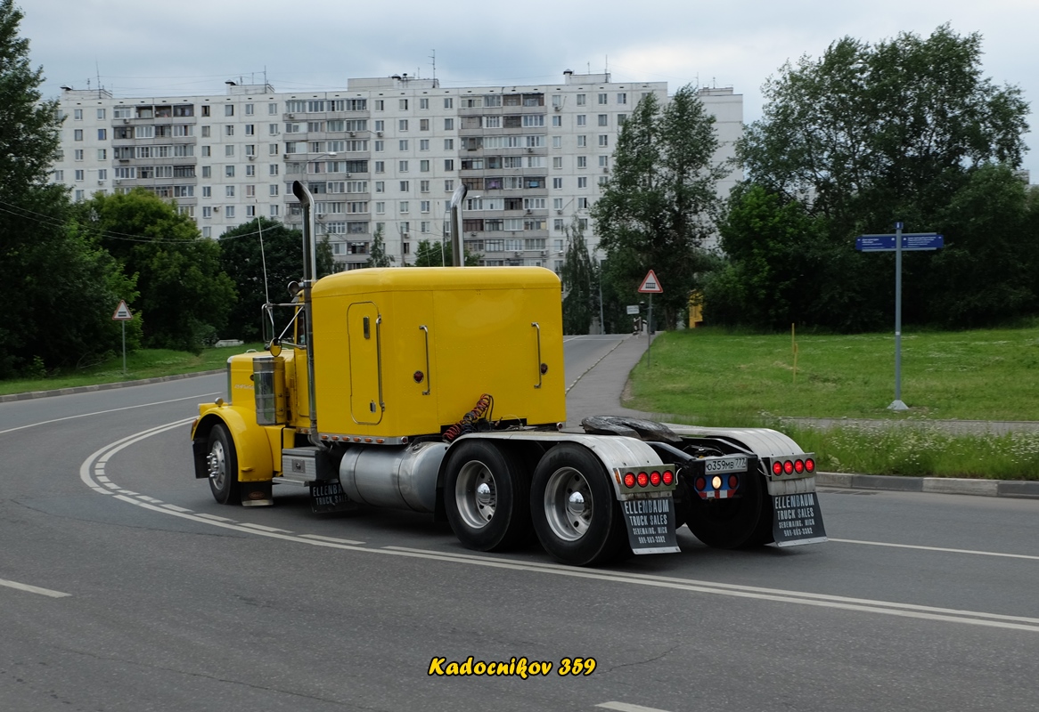 Москва, № О 359 МВ 777 — Peterbilt 359