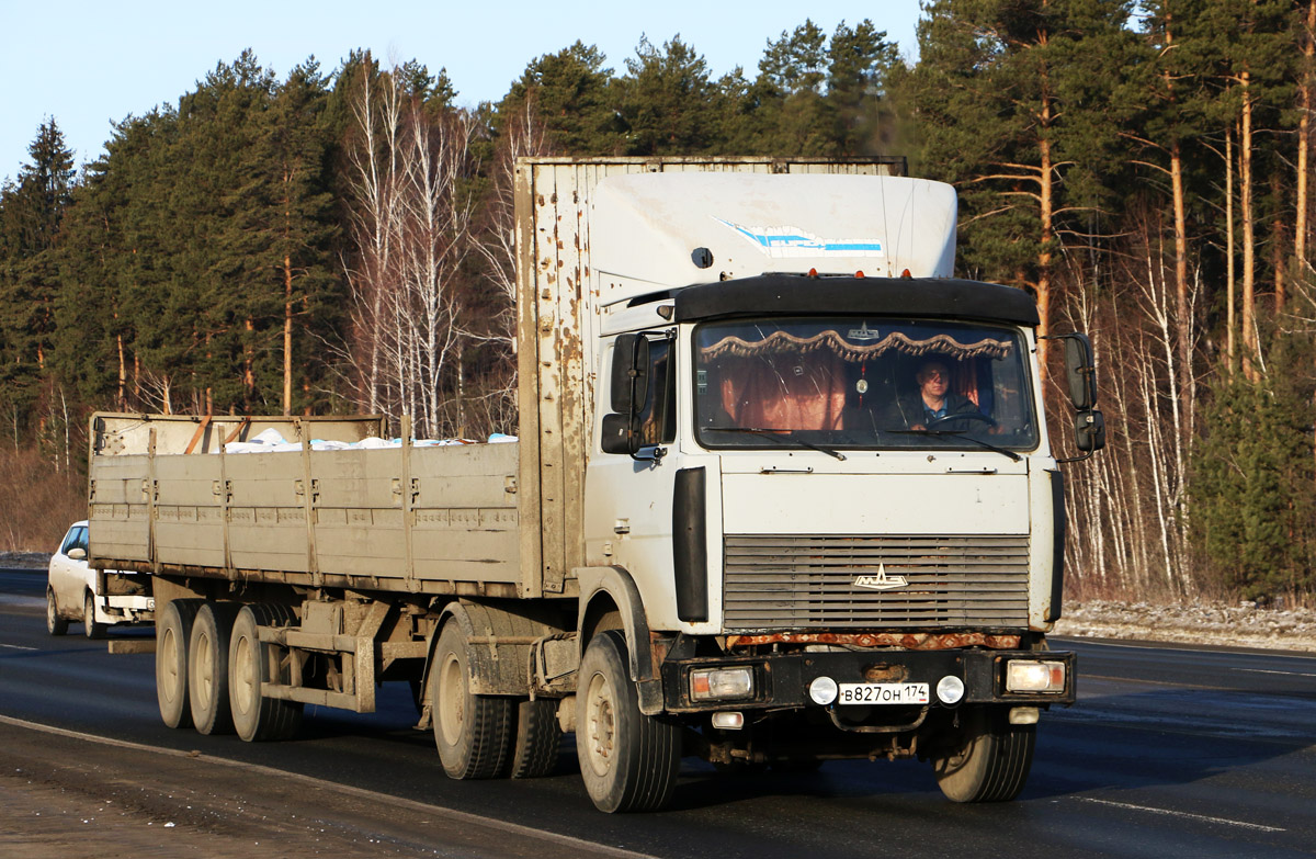 Челябинская область, № В 827 ОН 174 — МАЗ-543203