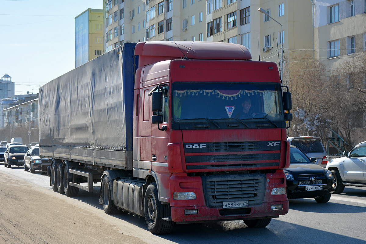 Чувашия, № В 583 КС 21 — DAF XF95 FT