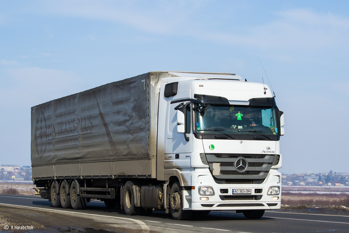 Закарпатская область, № АО 3824 ВМ — Mercedes-Benz Actros ('2009) 1844