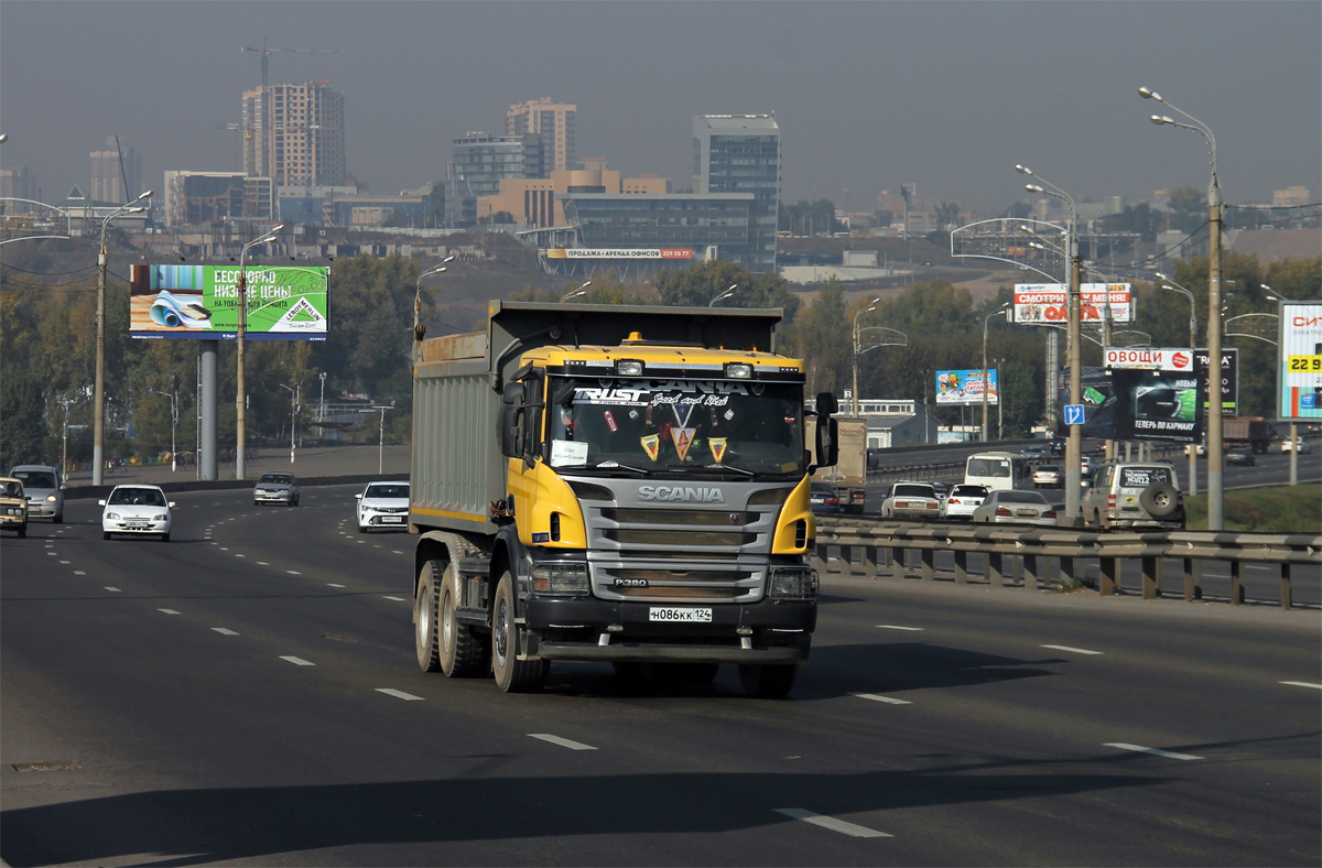 Красноярский край, № Н 086 КК 124 — Scania ('2011) P380