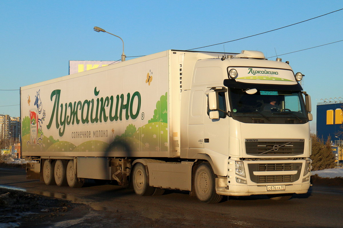 Омская область, № С 876 УА 55 — Volvo ('2008) FH.460