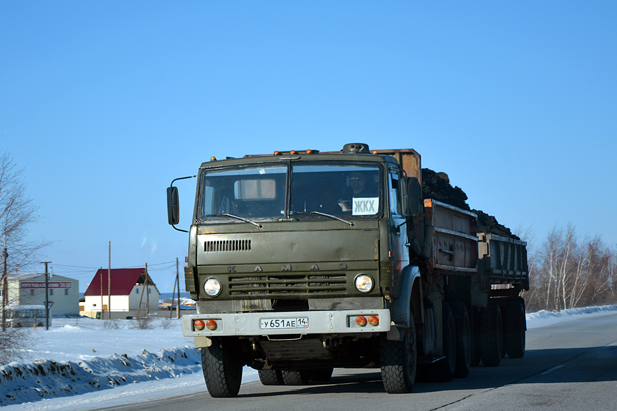 Саха (Якутия), № У 651 АЕ 14 — КамАЗ-5320