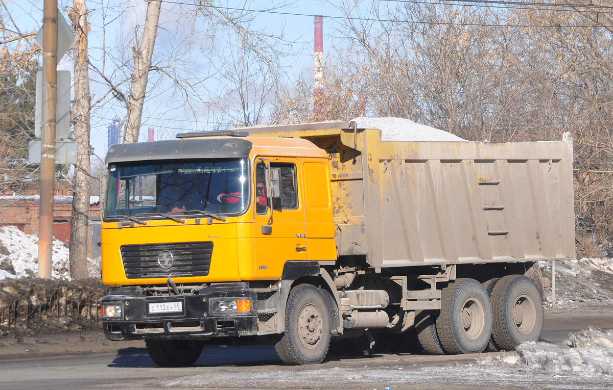 Омская область, № С 113 ЕУ 55 — Shaanxi Shacman F2000 SX325x