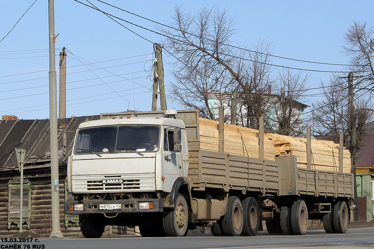 Костромская область, № М 870 СК 44 — КамАЗ-53215-15 [53215R]