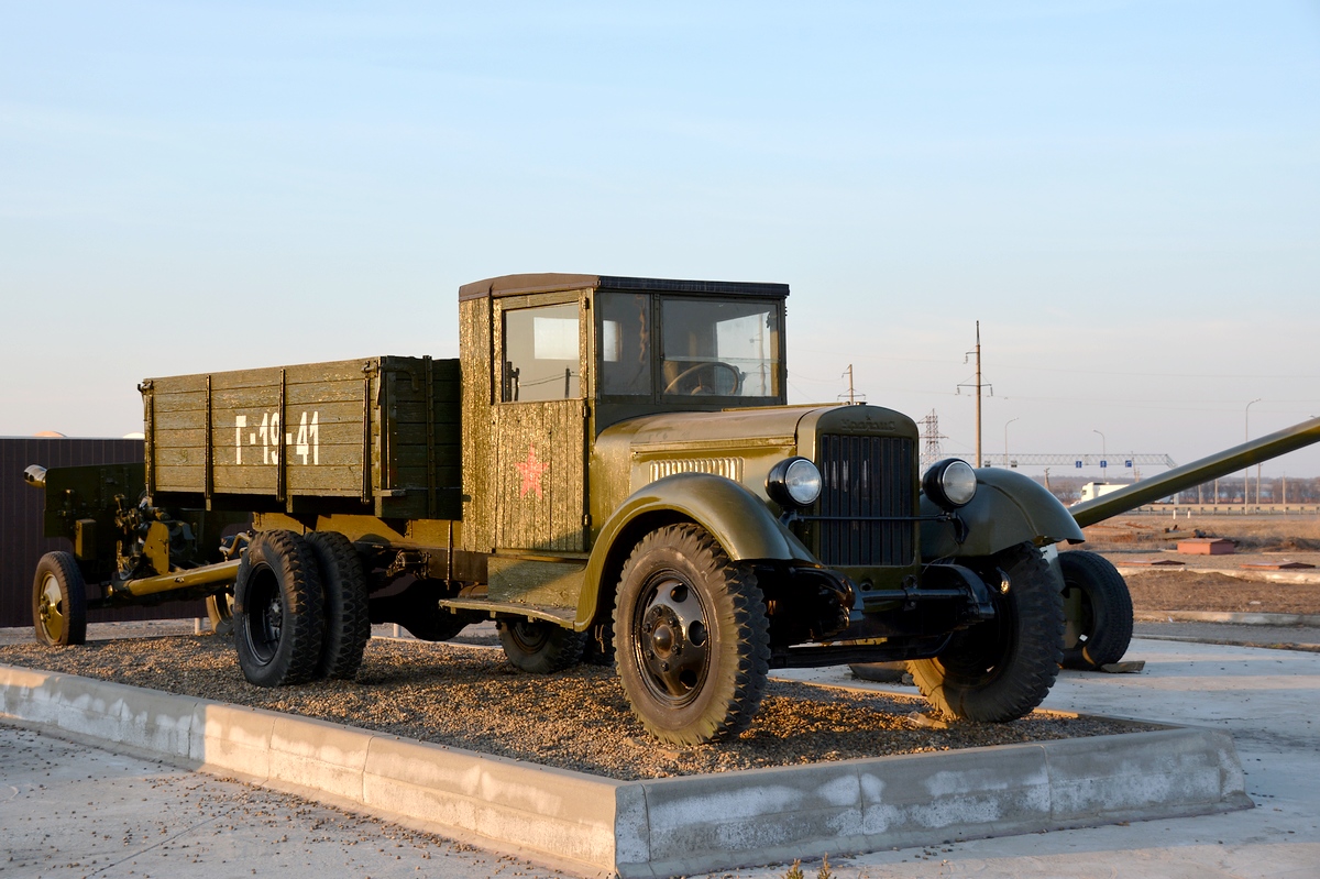 Краснодарский край, № (23) Б/Н 0039 — УралЗИС-355; Краснодарский край — Автомобили на постаментах; Техника на постаментах, памятники (Краснодарский край)