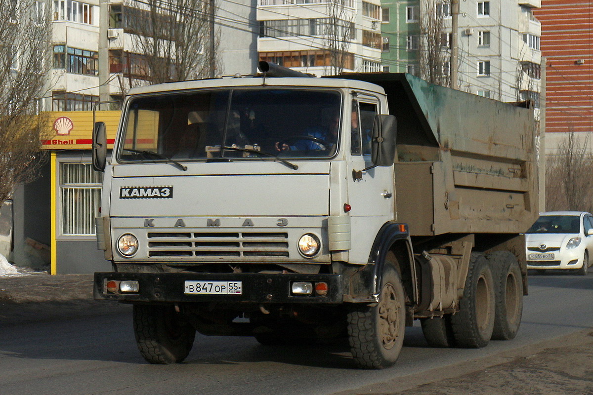 Омская область, № В 847 ОР 55 — КамАЗ-55111 [551110]