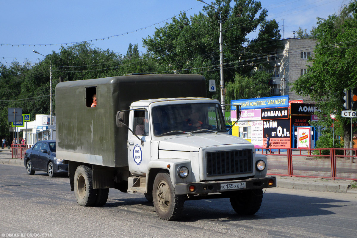 Волгоградская область, № К 135 ХК 34 — ГАЗ-3307