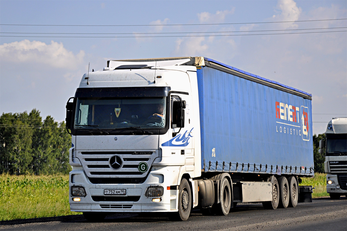 Свердловская область, № Т 752 АМ 96 — Mercedes-Benz Actros ('2003) 1844