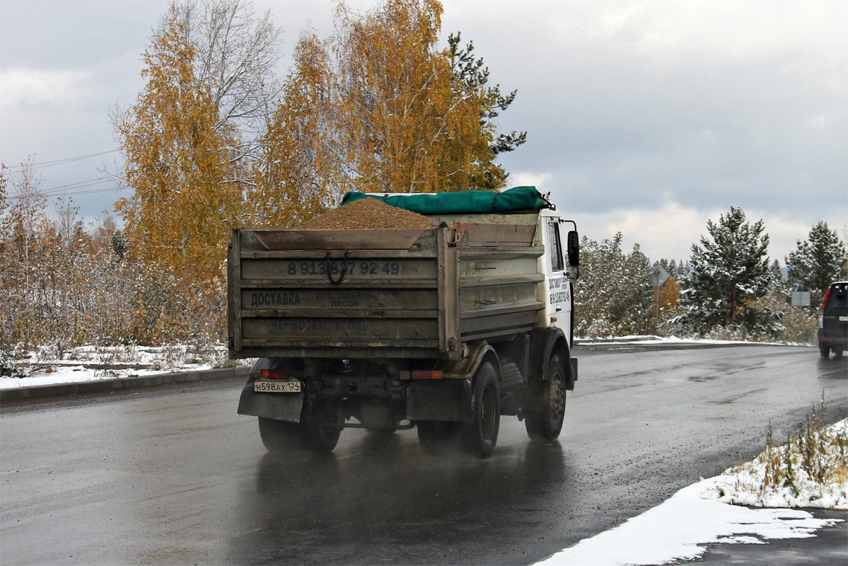 Красноярский край, № Н 598 АХ 124 — МАЗ-555102