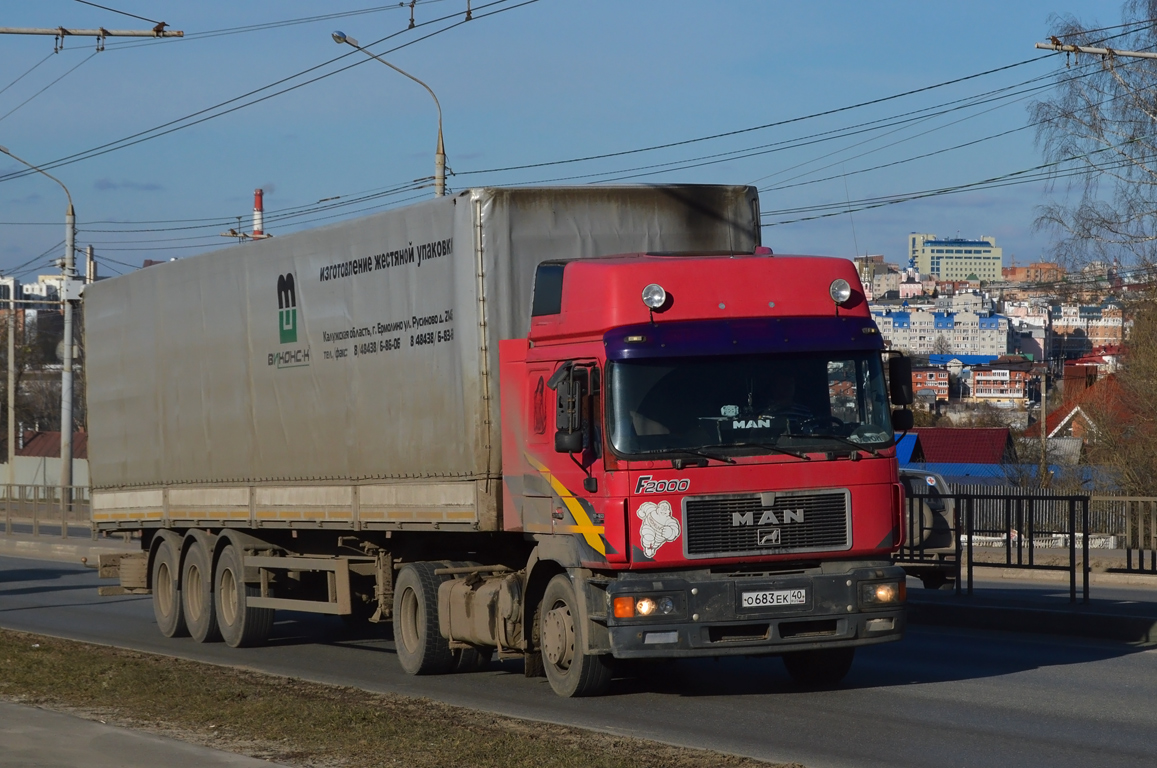 Калужская область, № О 683 ЕК 40 — MAN F2000 19.463