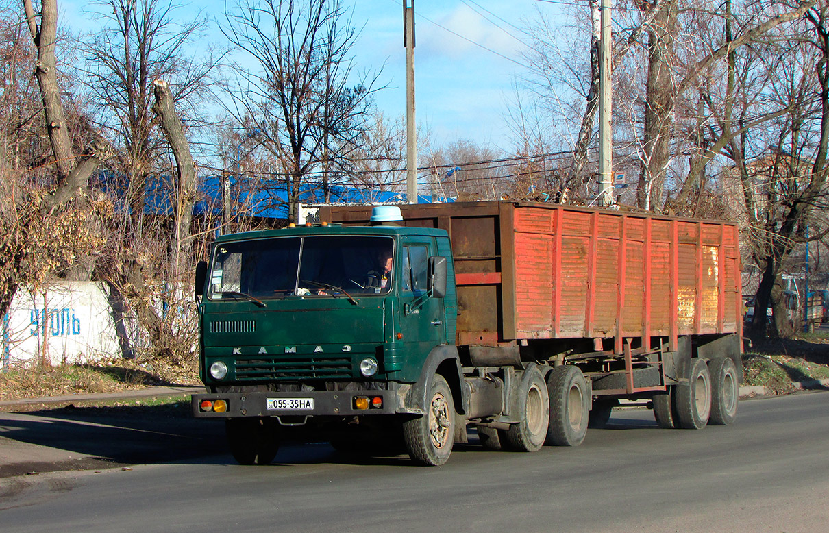 Запорожская область, № 055-35 НА — КамАЗ-5410