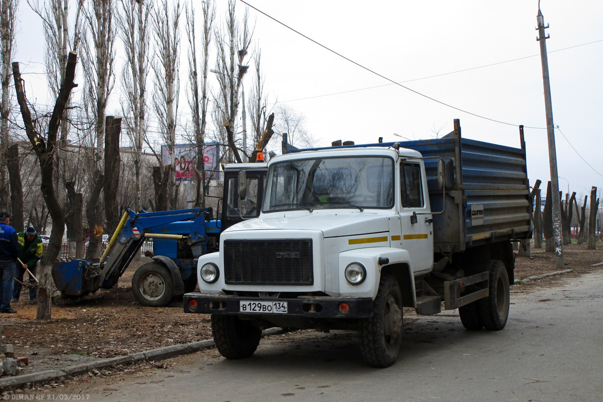 Волгоградская область, № В 129 ВО 134 — ГАЗ-3309