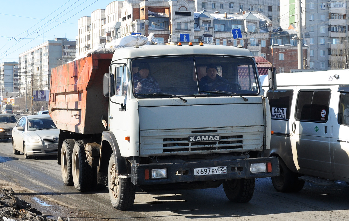 Омская область, № К 697 ВУ 55 — КамАЗ-5410