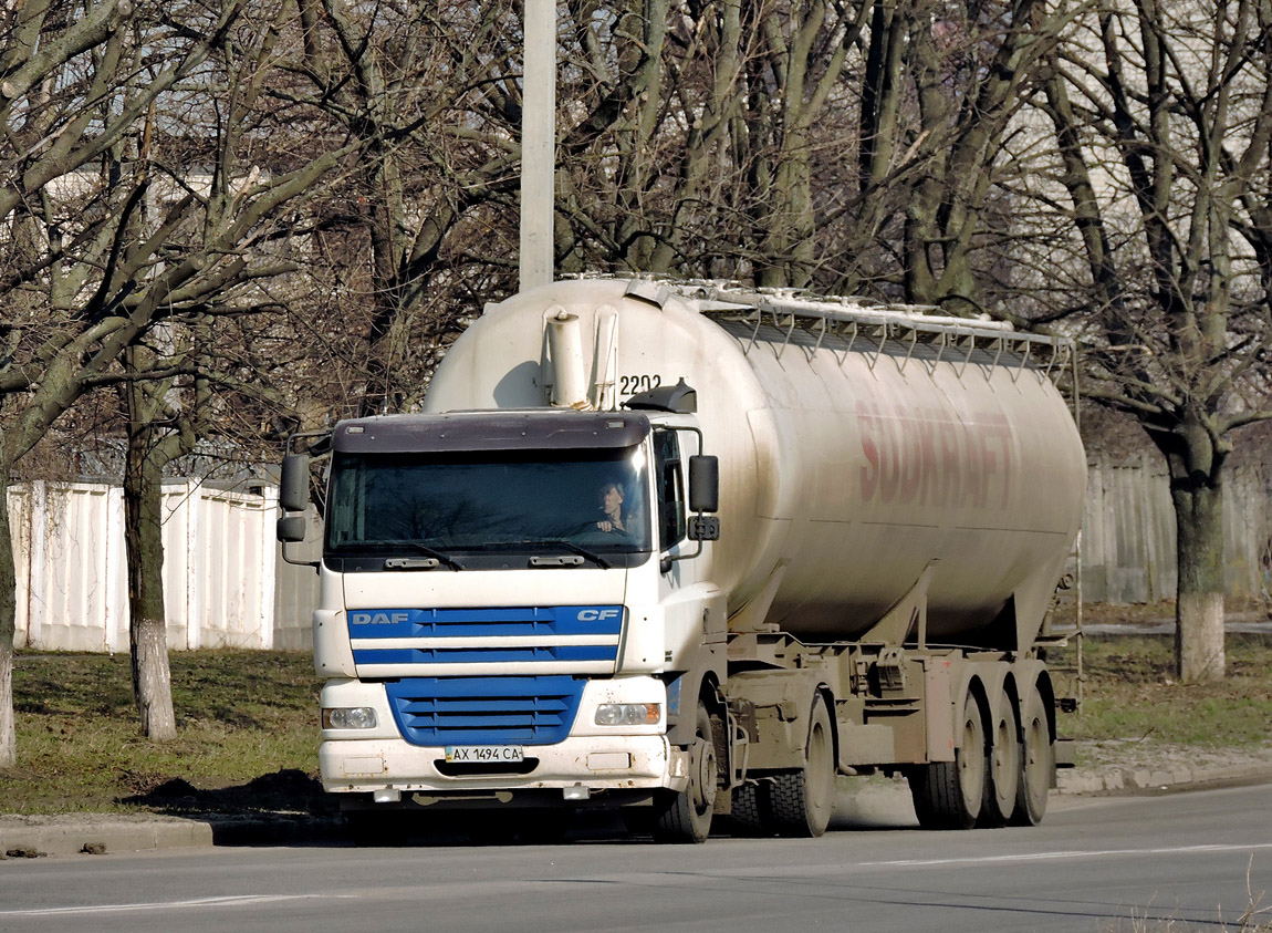 Харьковская область, № АХ 1494 СА — DAF CF85 FT