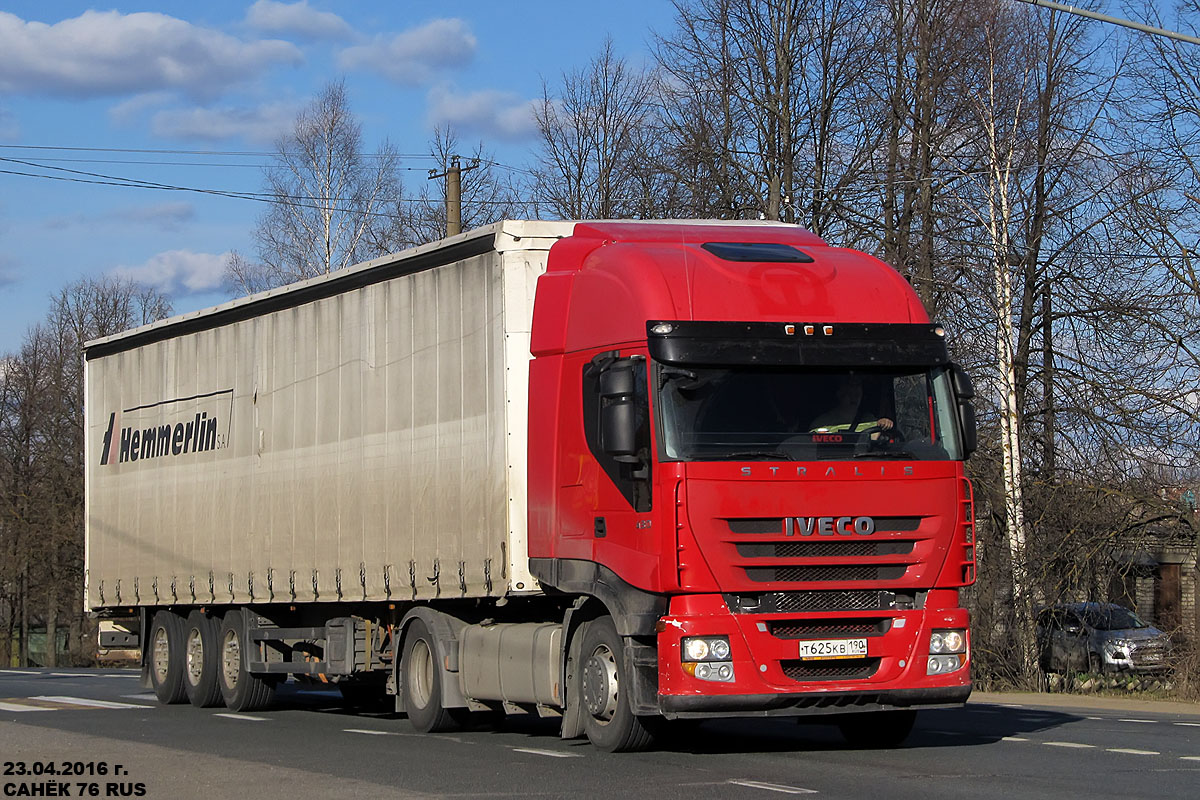 Московская область, № Т 625 КВ 190 — IVECO Stralis ('2007) 430