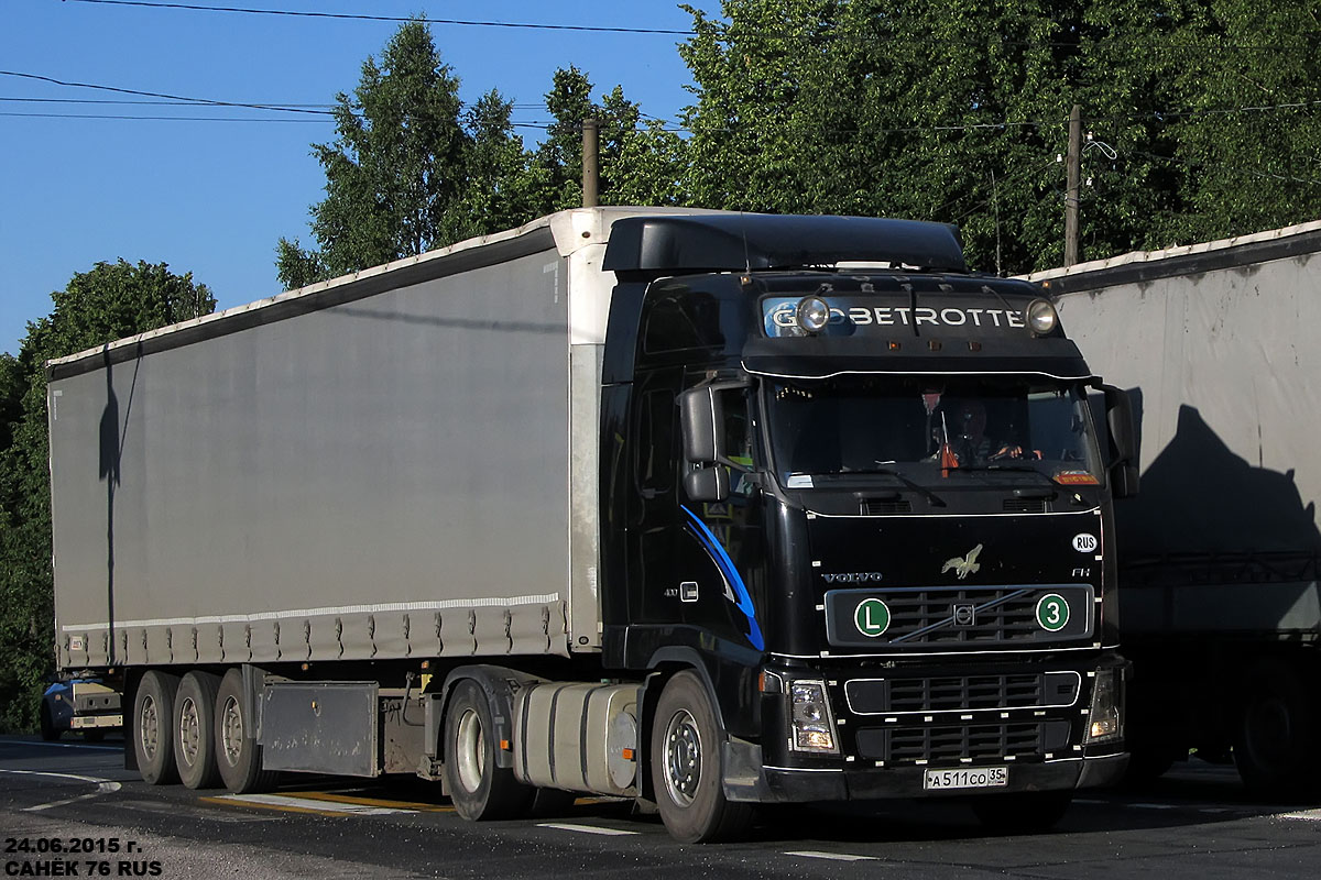 Вологодская область, № А 511 СО 35 — Volvo ('2002) FH12.400