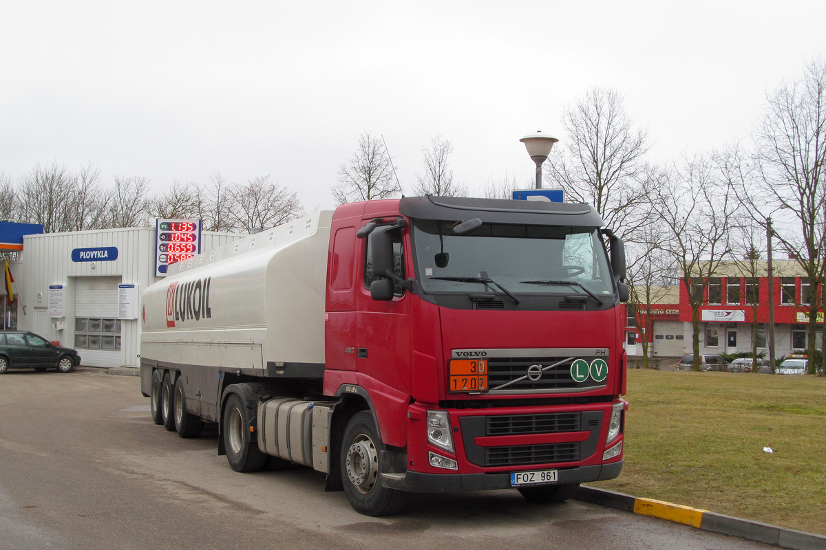 Литва, № FOZ 961 — Volvo ('2008) FH.460