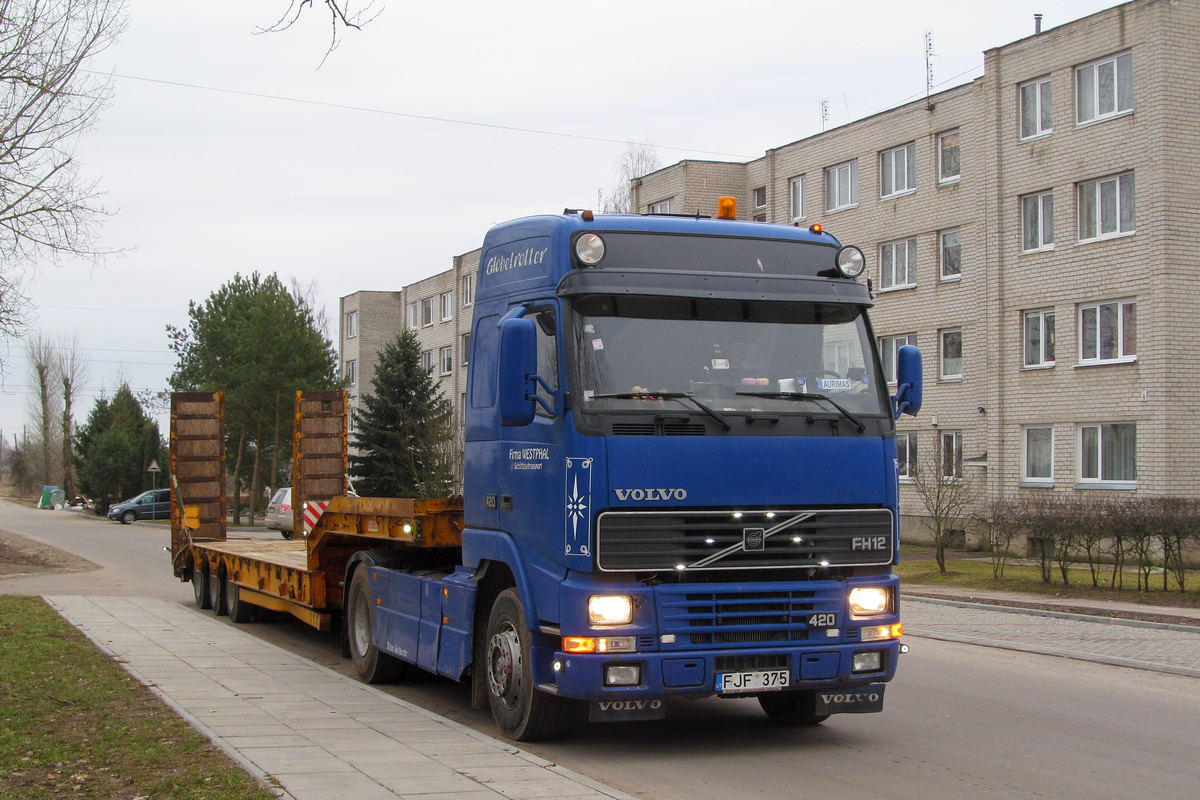 Литва, № FJF 375 — Volvo ('1993) FH12.420