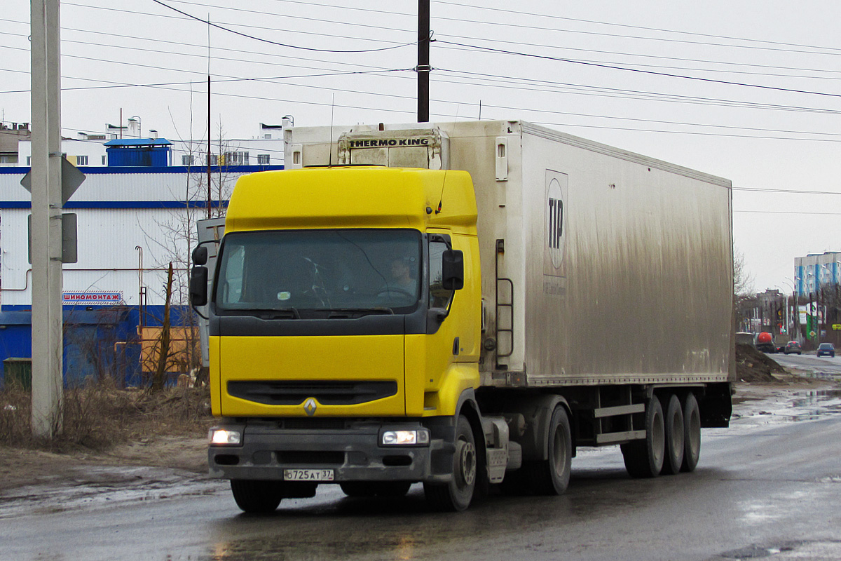 Ивановская область, № О 725 АТ 37 — Renault Premium ('1996)