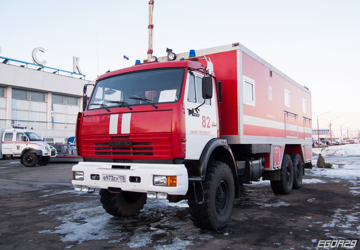 Санкт-Петербург, № В 973 ЕУ 178 — КамАЗ-43118-15 [43118R]