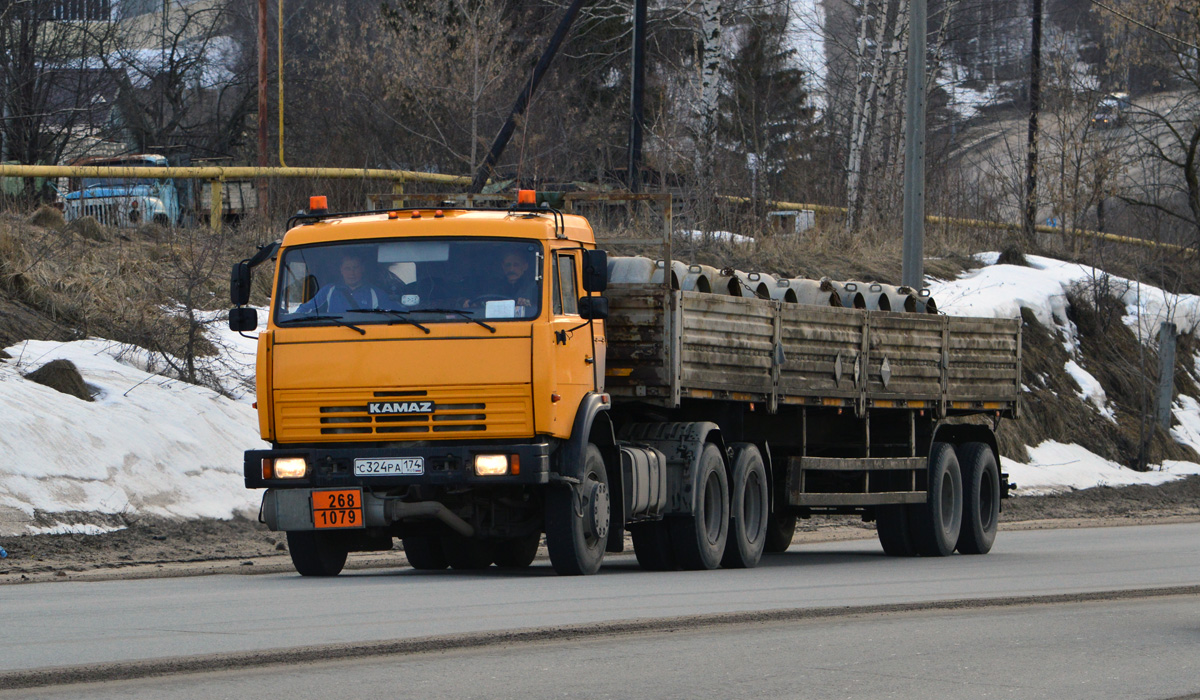 Челябинская область, № С 324 РА 174 — КамАЗ-65116-N3