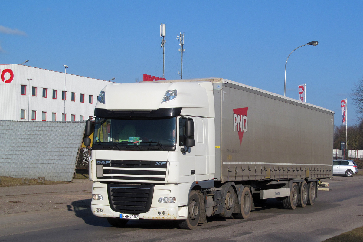 Литва, № HHR 202 — DAF XF105 FTG