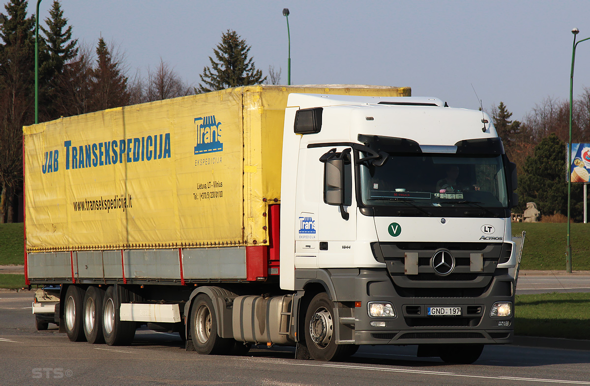 Литва, № GND 197 — Mercedes-Benz Actros ('2009) 1844