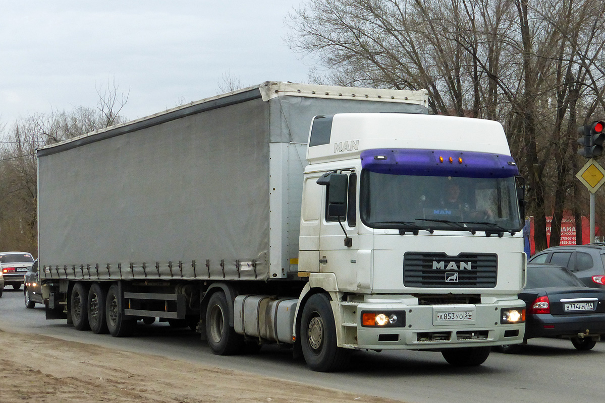 Волгоградская область, № А 853 УО 34 — MAN F2000 19.414