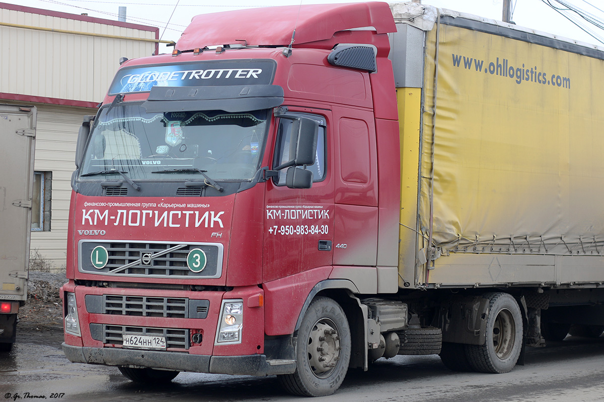 Красноярский край, № Н 624 НН 124 — Volvo ('2002) FH12.440