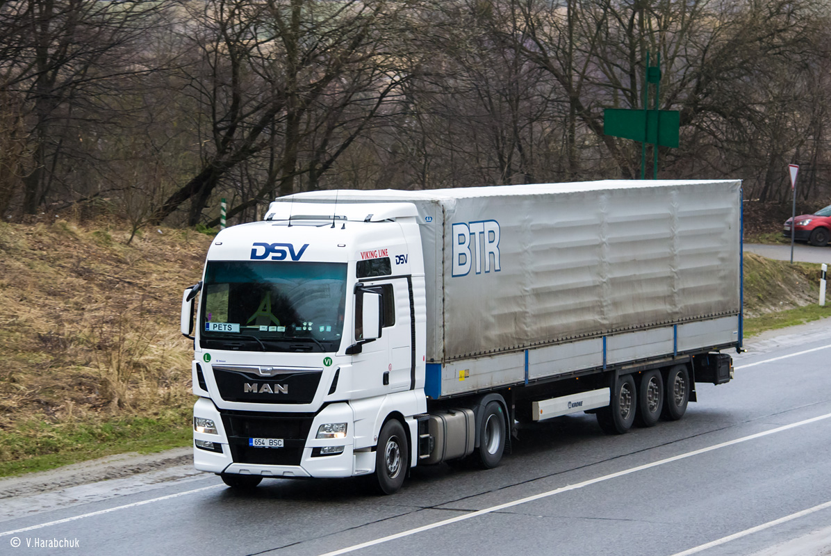 Эстония, № 654 BSC — MAN TGX ('2012) 18.480