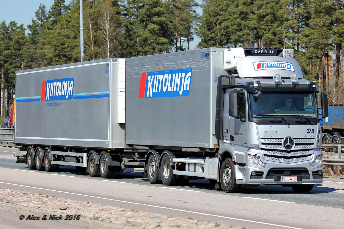 Финляндия, № 178 — Mercedes-Benz Actros ('2011)